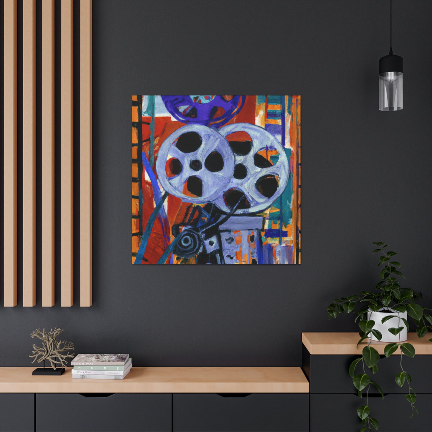 "Film Reel Fantasia" - Canvas