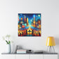 Euphoric Night Serenade - Canvas