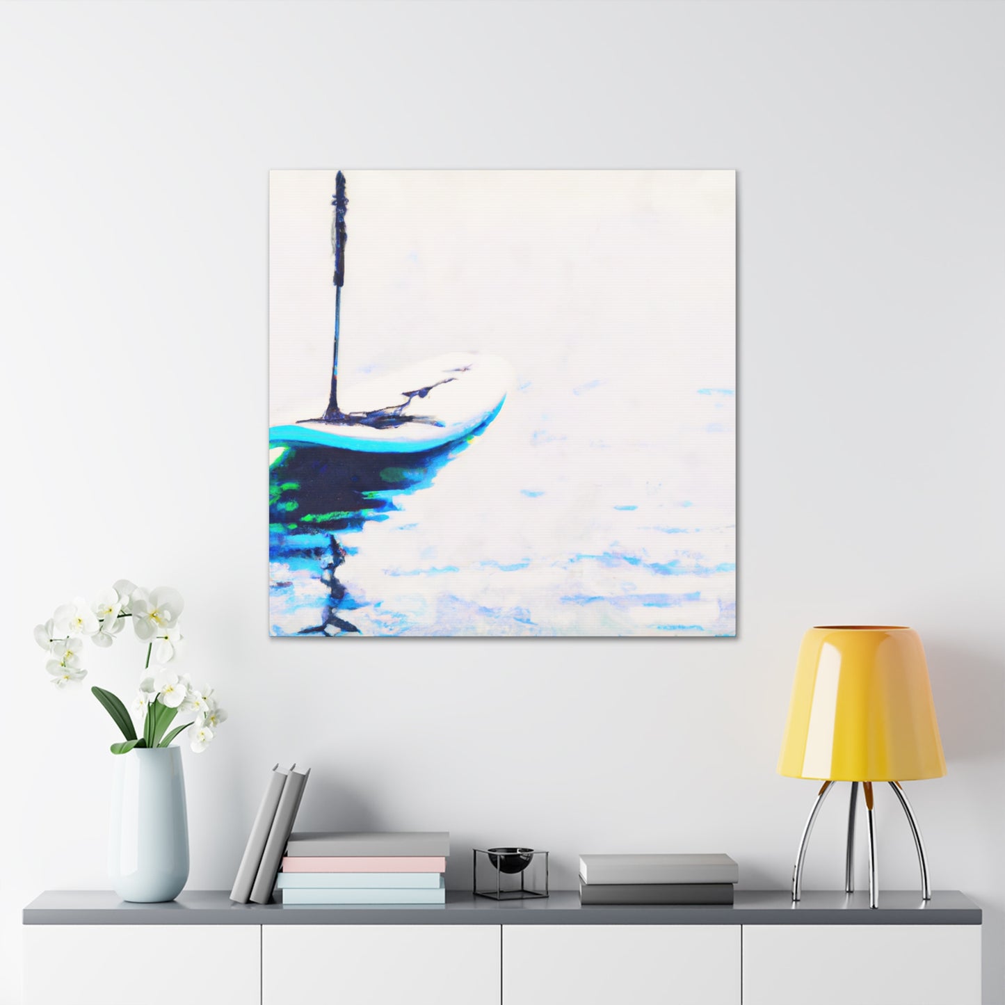 Paddling Through Sunshine - Canvas