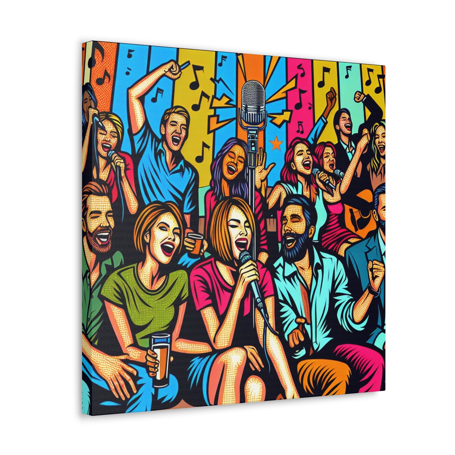 Rhythmic Nights Revived - Canvas