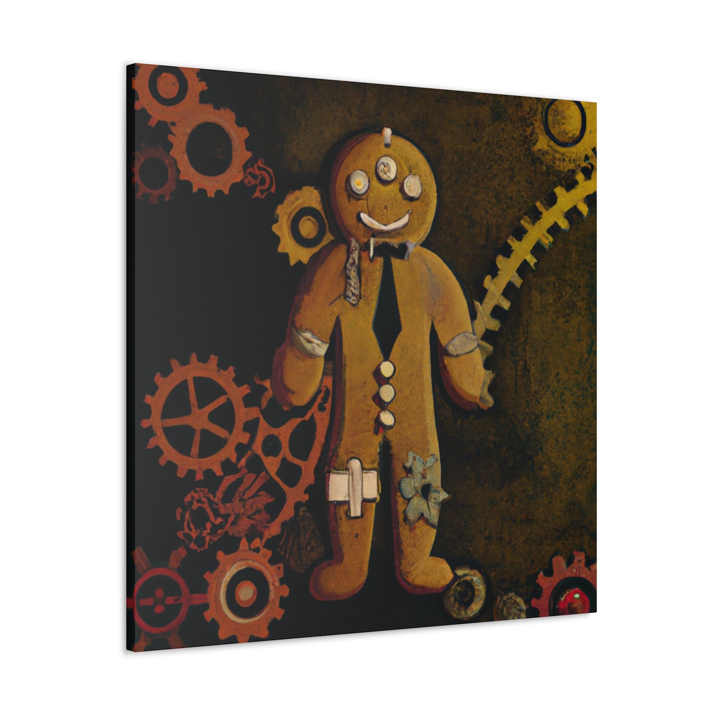 Jazzed Up Gingerbread - Canvas