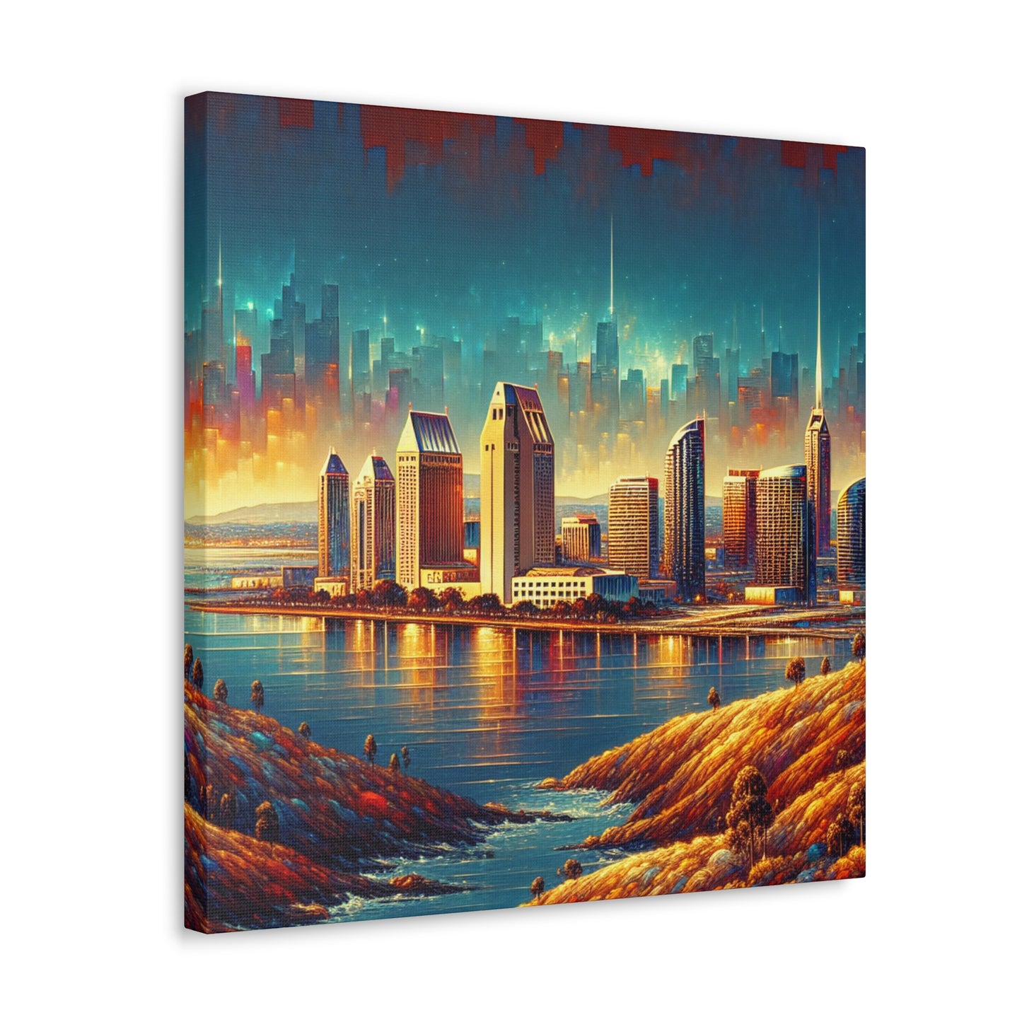 Golden Horizon of California - Canvas