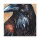 American Crow Realism. - Canvas