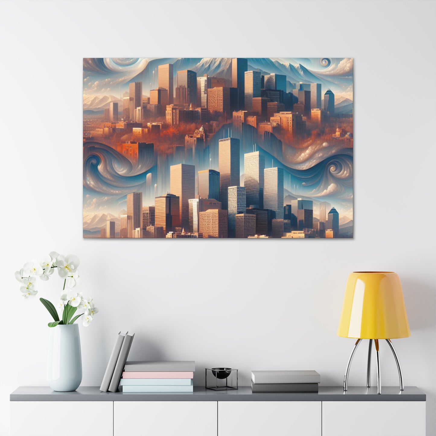 "Enigmatic Mile-High Canvas" - Canvas