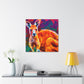 Kangaroo in Impressionism - Canvas