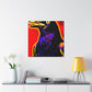 "American Crow Pop Art" - Canvas