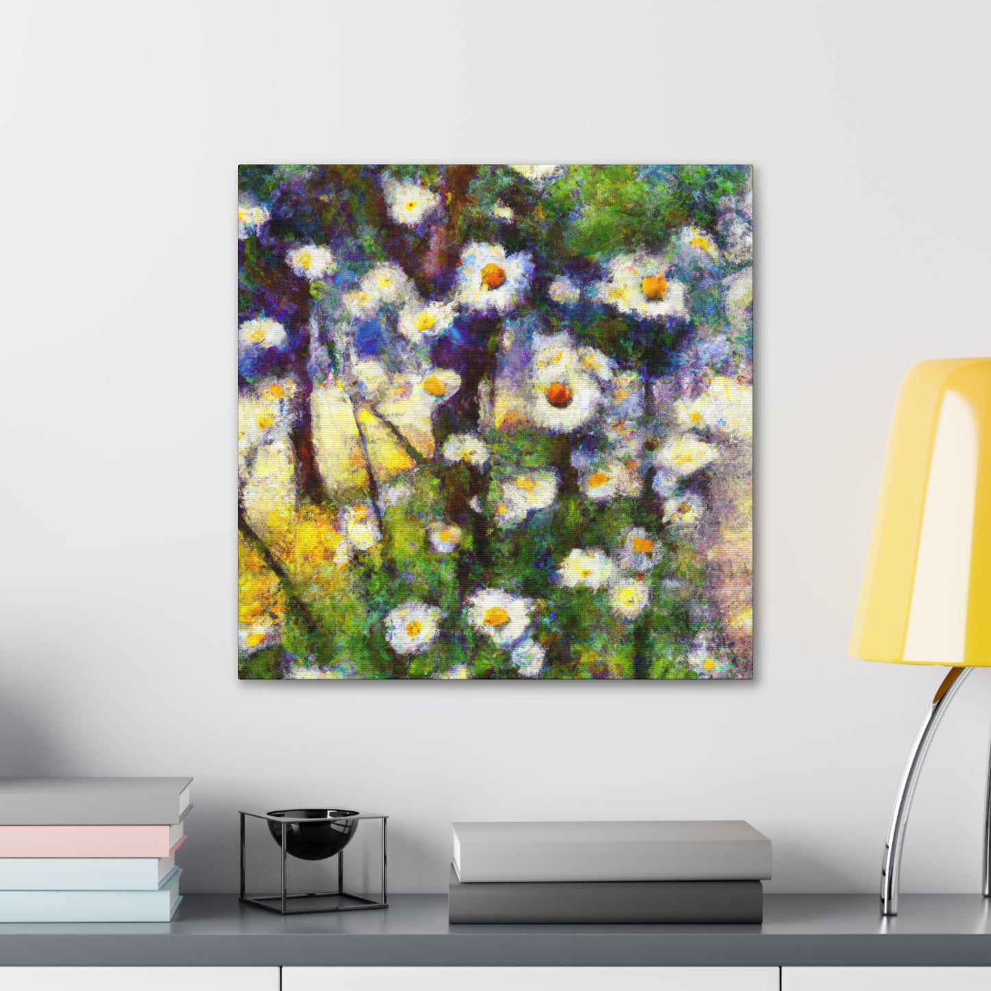 Daisy in Splendour. - Canvas