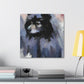 "Keeshond in Abstraction" - Canvas