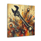 Forged Industrial Symphony - Canvas