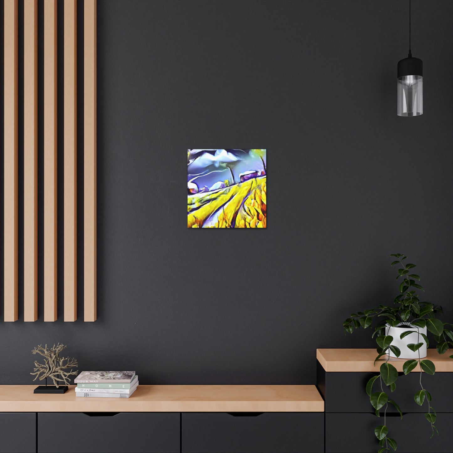 Crop Fields Ablaze - Canvas