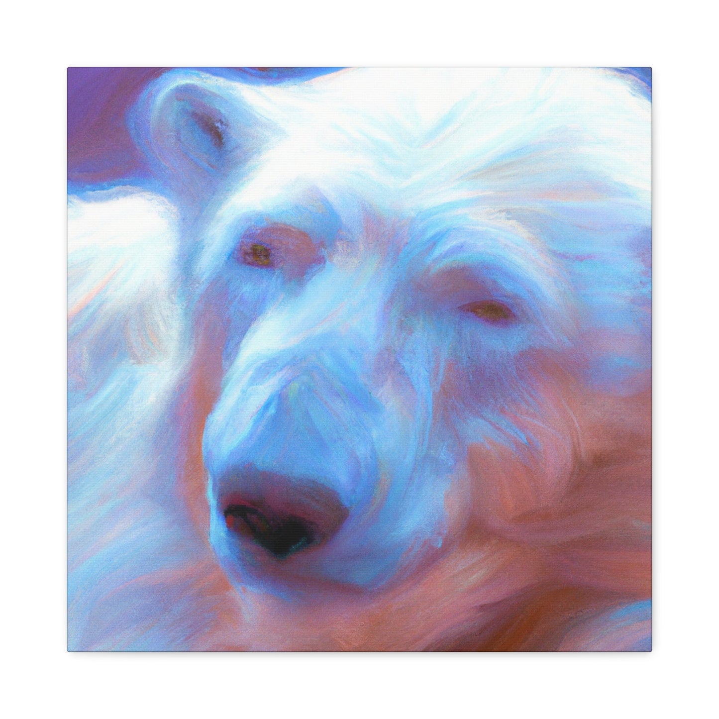 Polar Bear Impressionism - Canvas