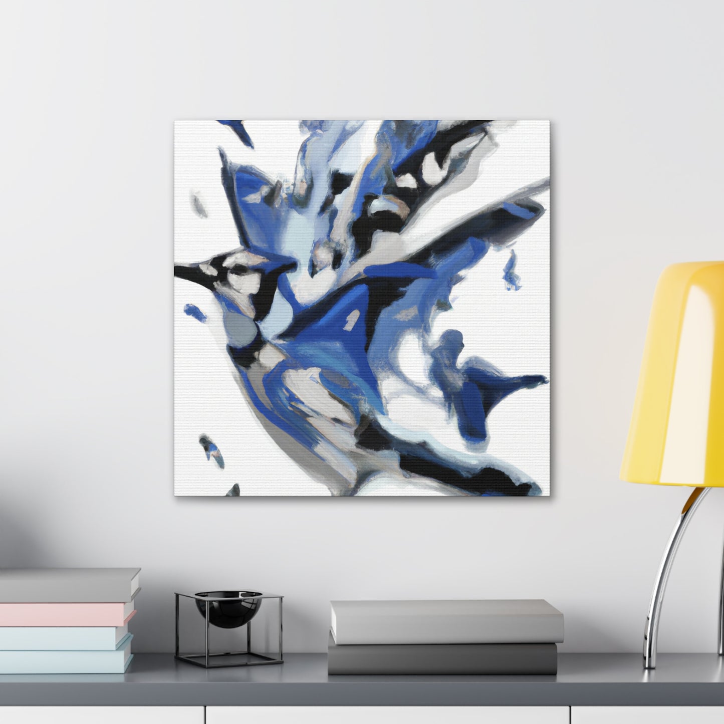 Blue Jay Abstraction - Canvas