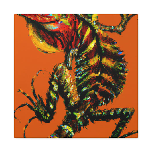 "Frilled Lizard Reflection" - Canvas