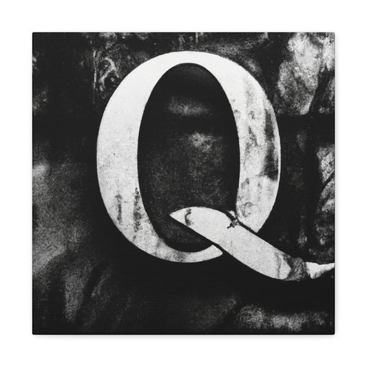 "Q: The Question Mark" - Canvas