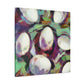 "Eggs At Sunrise Impression" - Canvas