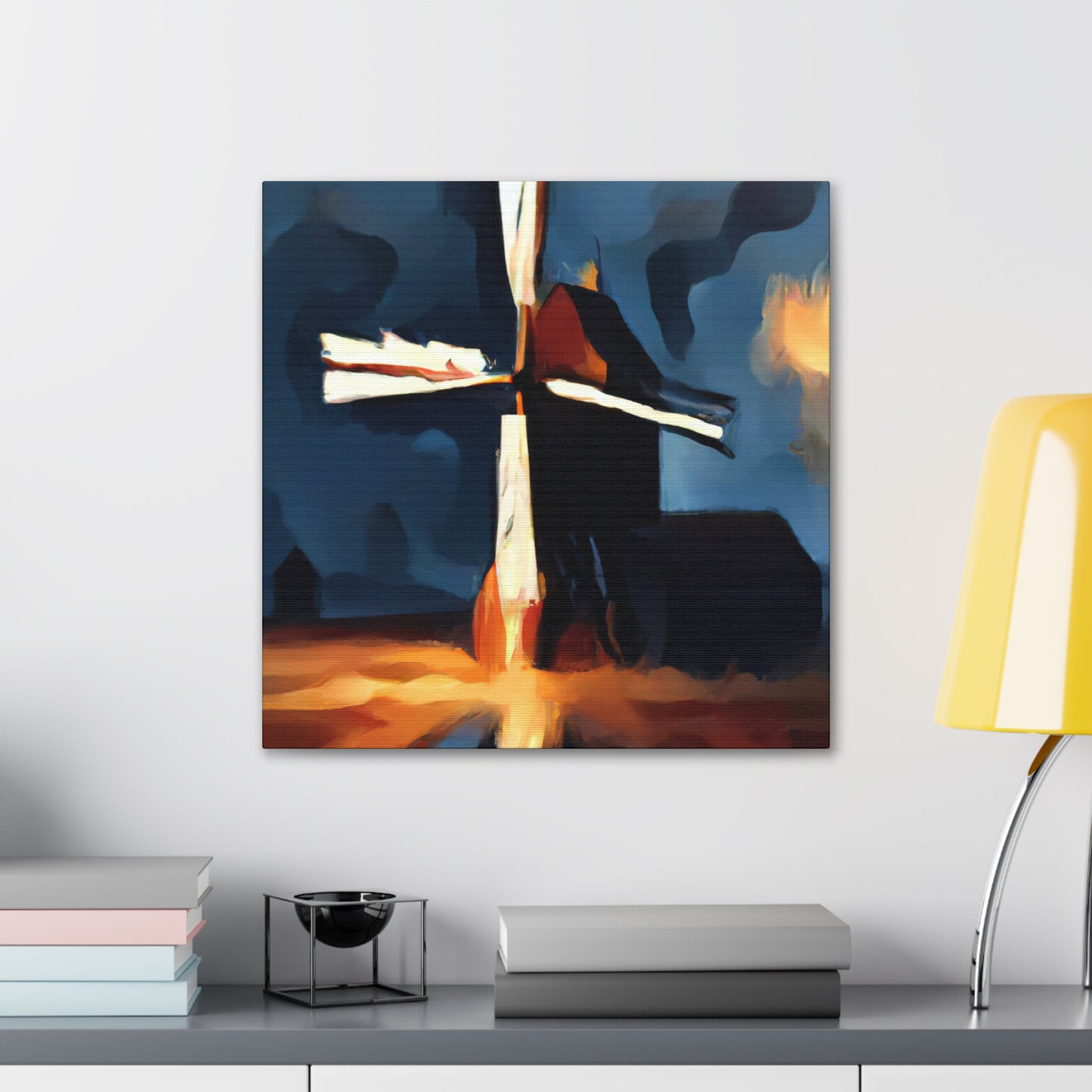 Windmill in Turbulence - Canvas