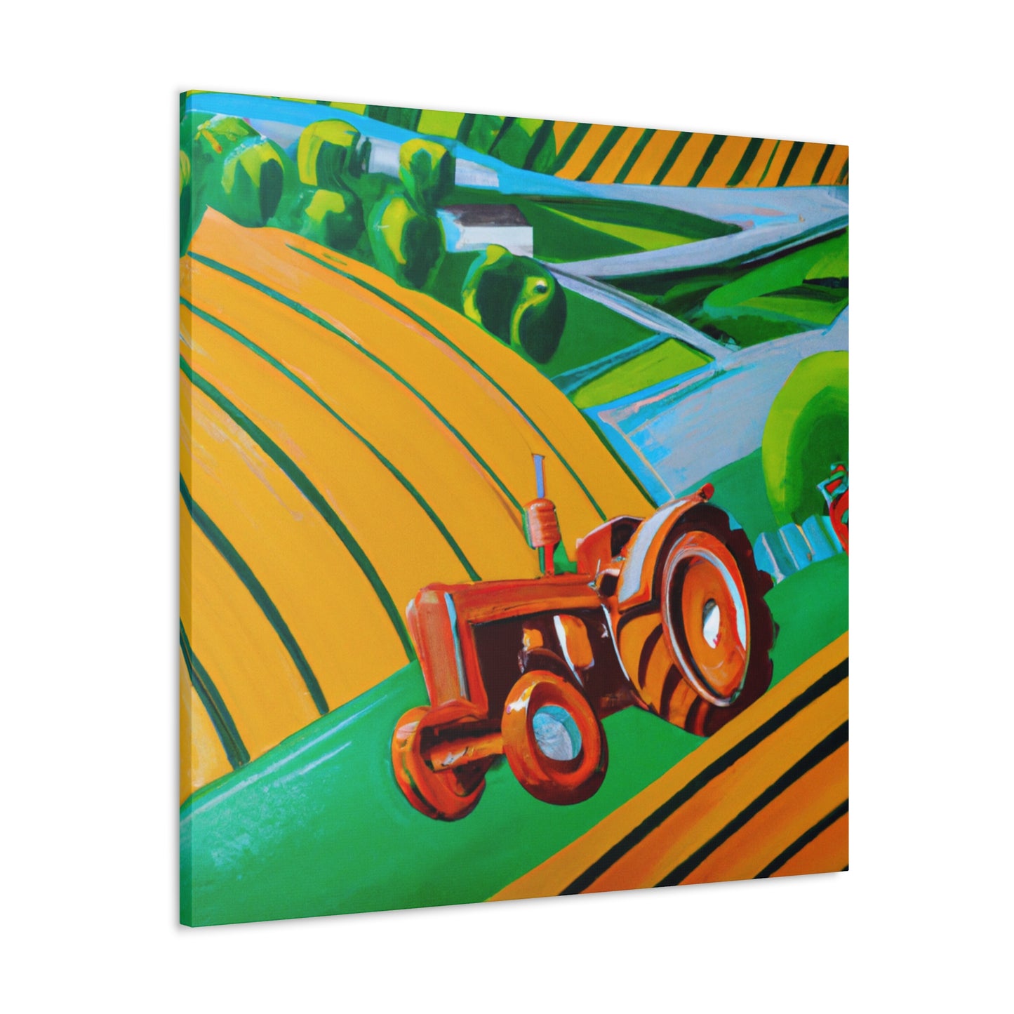 "Tractor of the 1920s" - Canvas