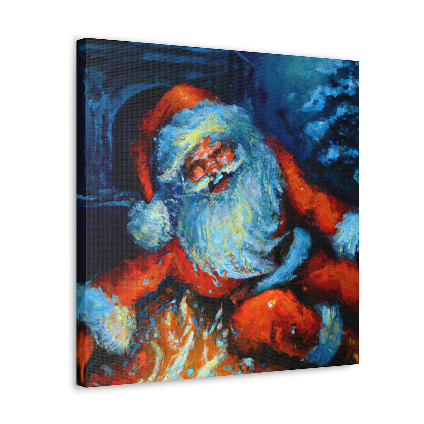 Santa Claus Returns Home - Canvas