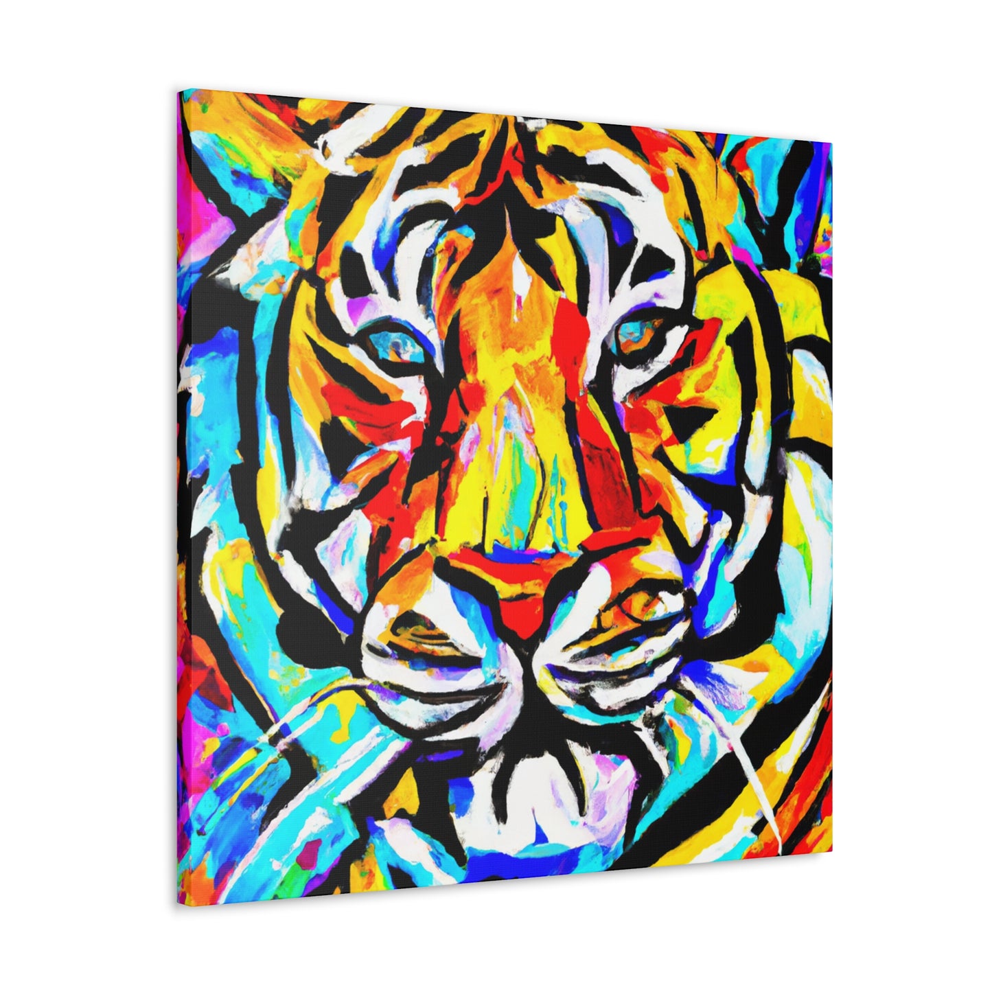 "Tiger in Art Deco" - Canvas