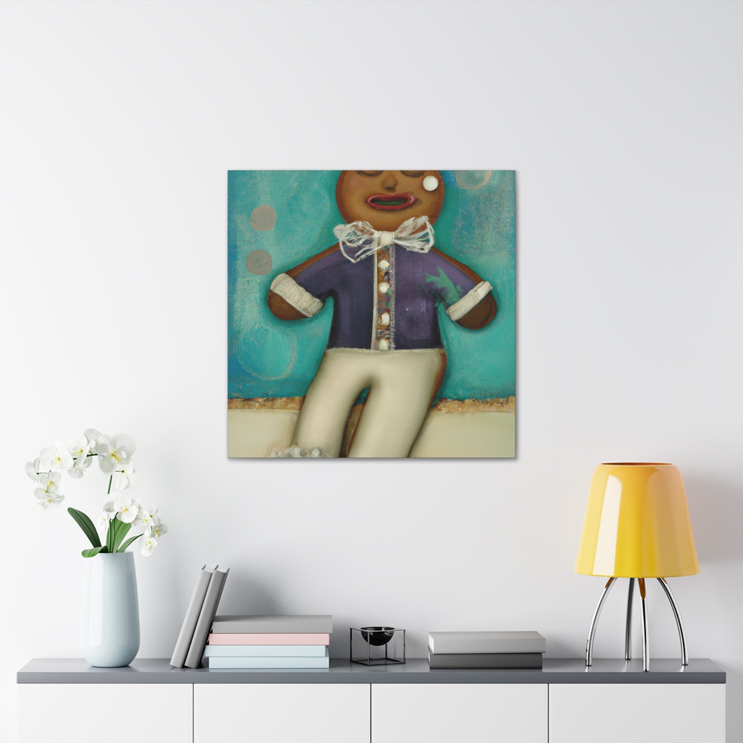 Gingerbread Man Dreamscape - Canvas