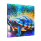 Box Turtle Paradoxical Art - Canvas