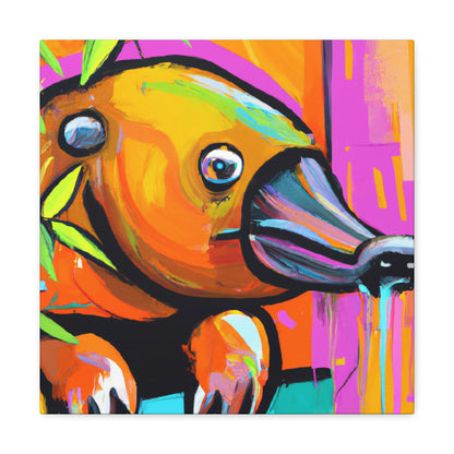 Platypus in Reflection - Canvas