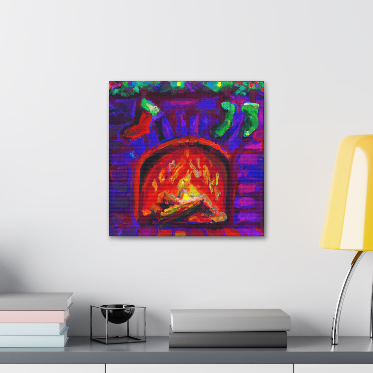 Fiery Flames Fauvism - Canvas