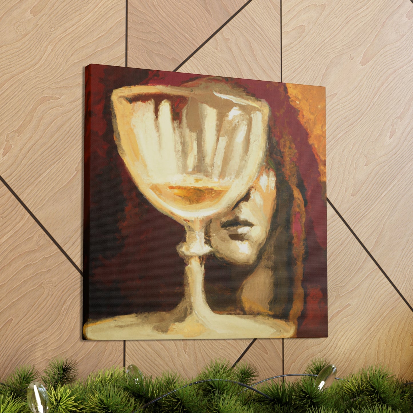 "Brimming Wine Chalice" - Canvas