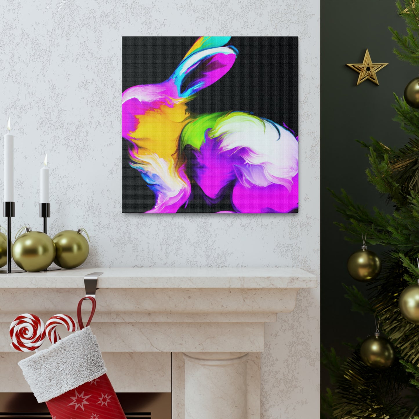 Frosty Arctic Hare - Canvas