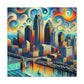 "Enigmatic Echoes of Cincinnati" - Canvas