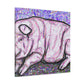 Pig in the Meadow - Canvas