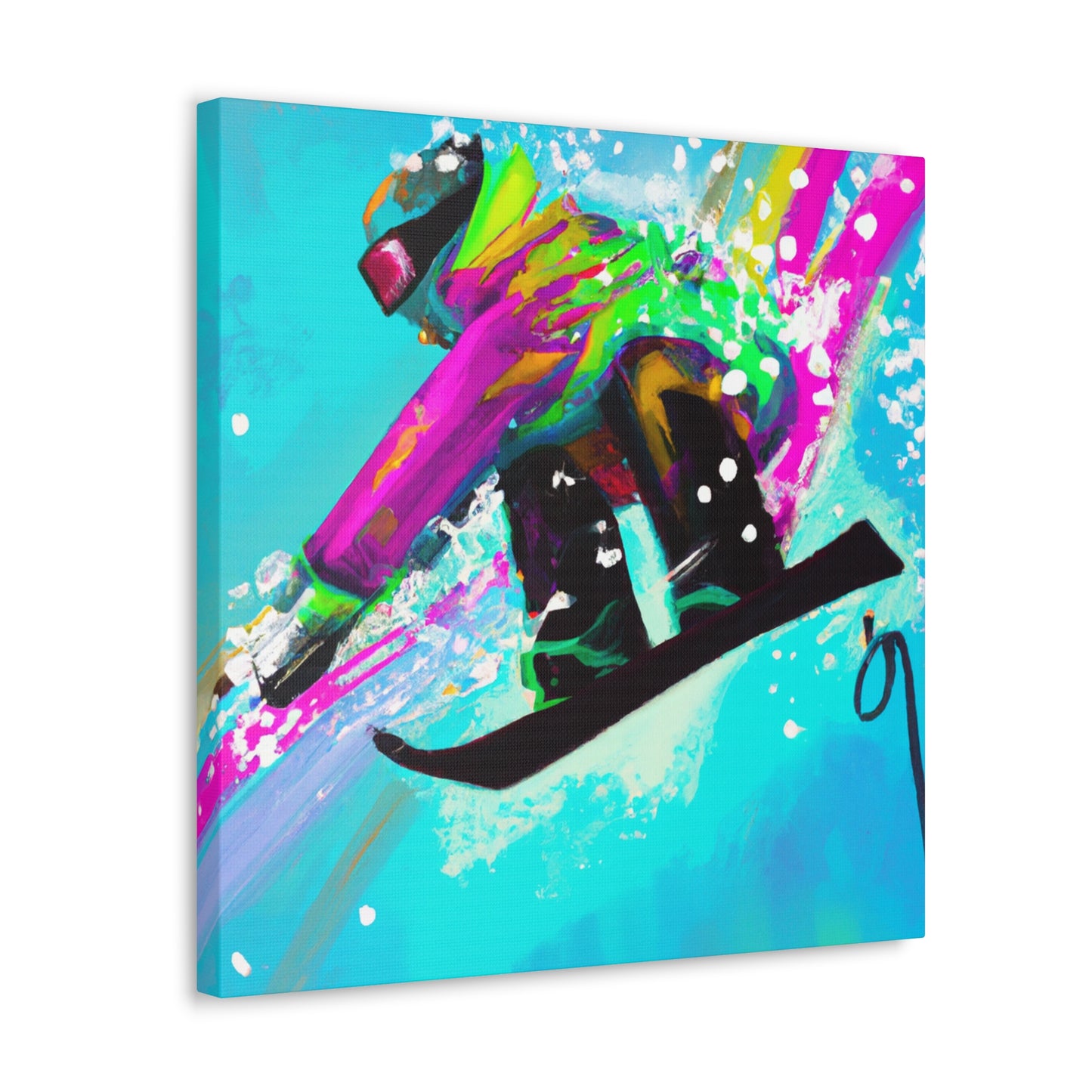 Snowboard Winter Bliss - Canvas