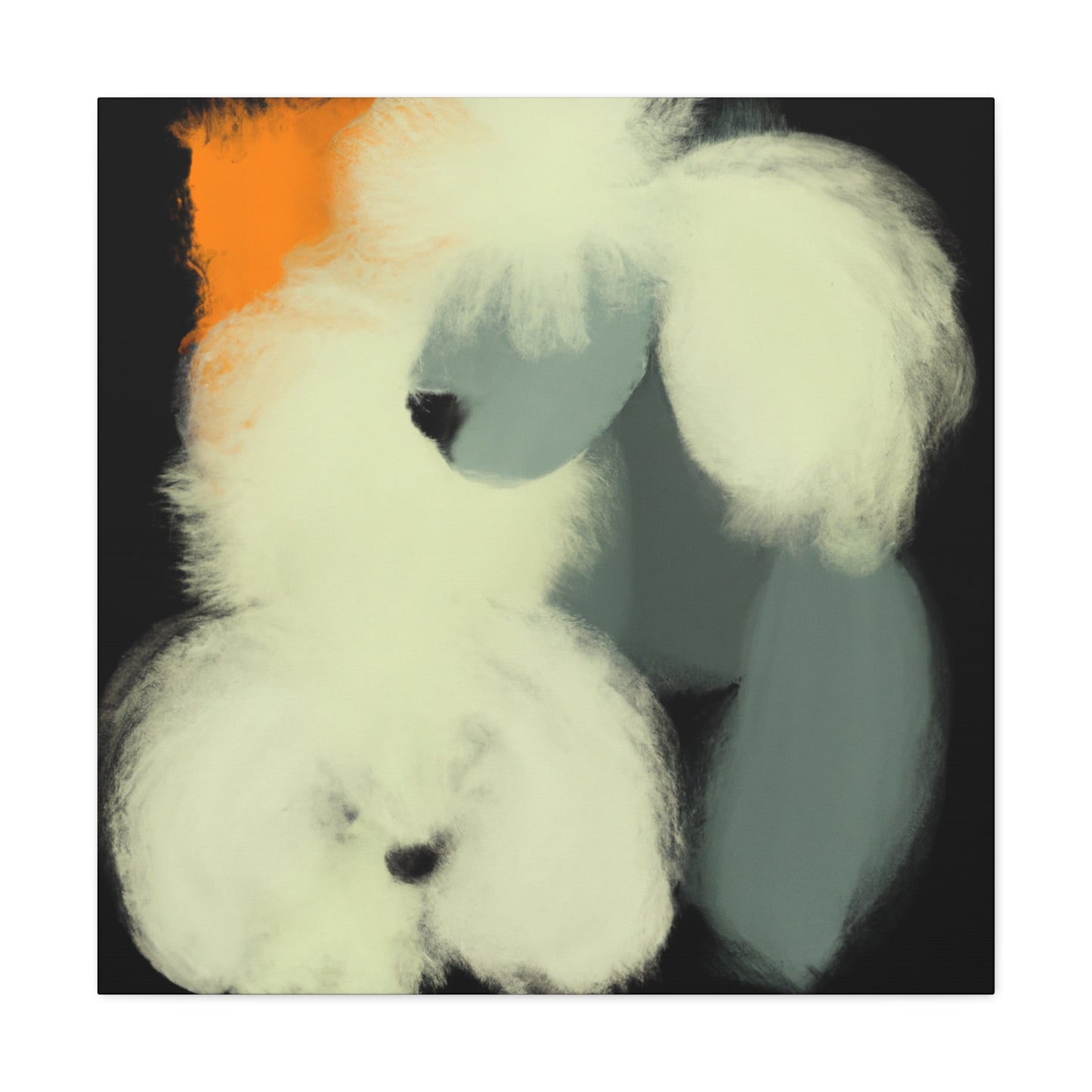 "Poodle in Abstraction" - Canvas