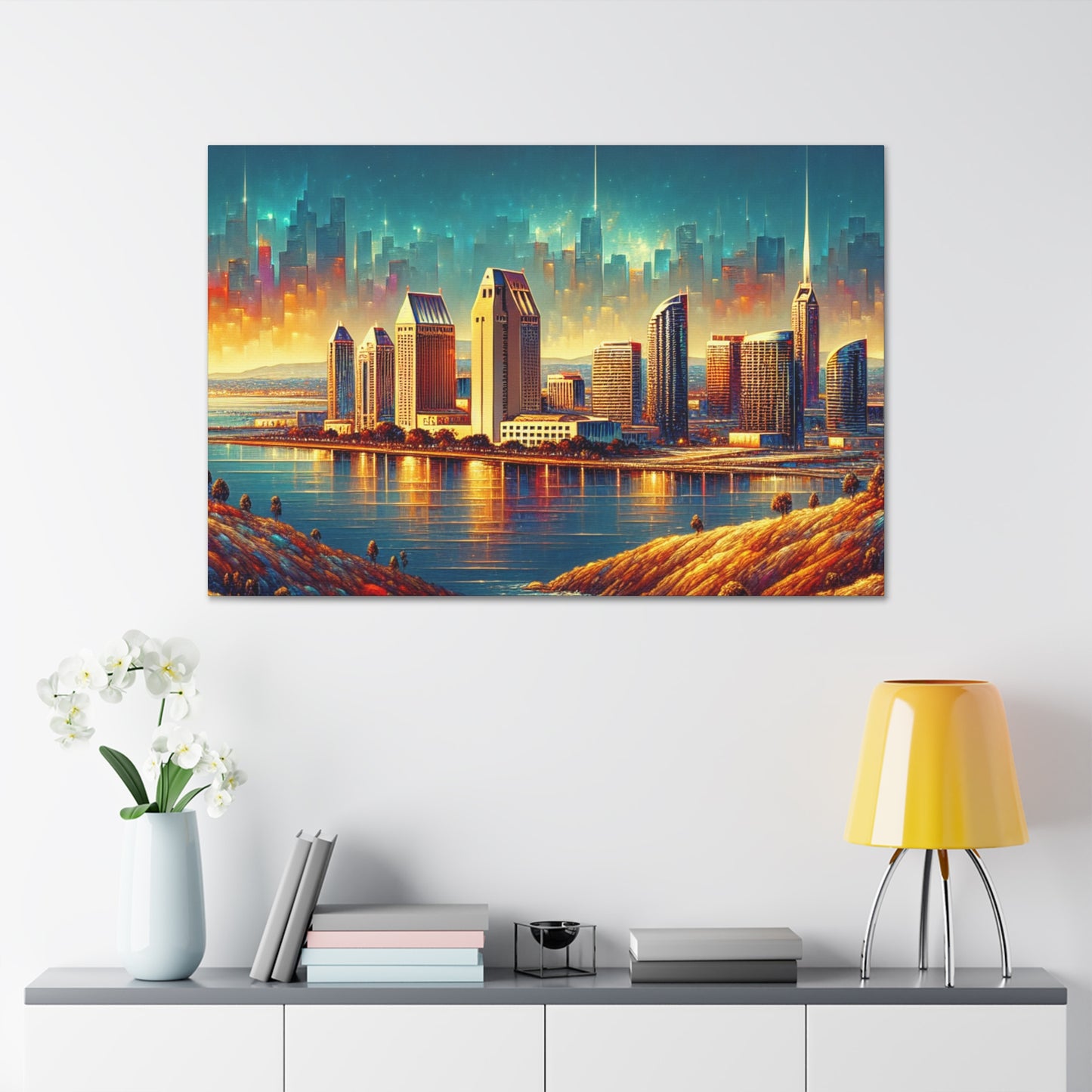 Golden Horizon of California - Canvas