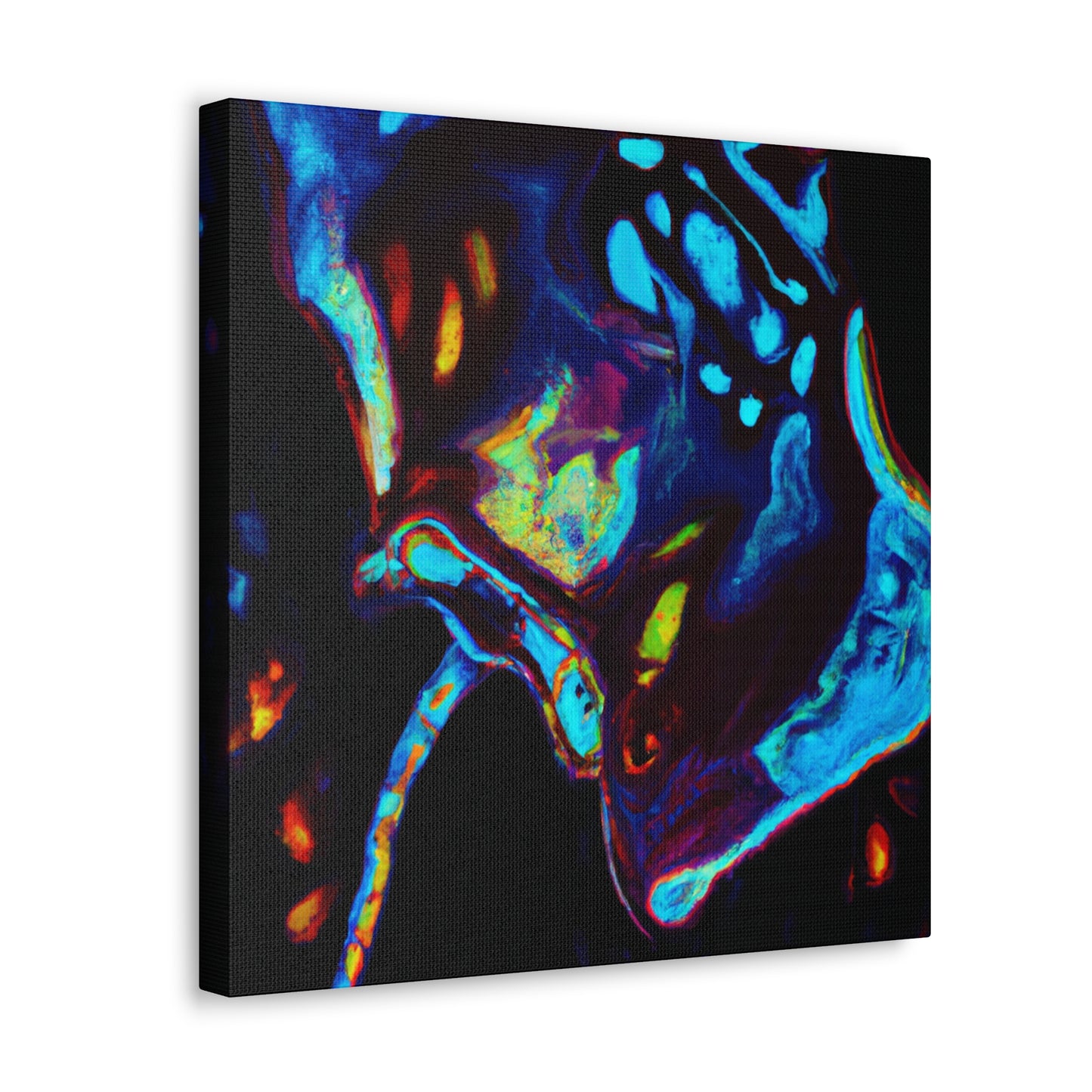 "Stingray Art Deco Gloss" - Canvas