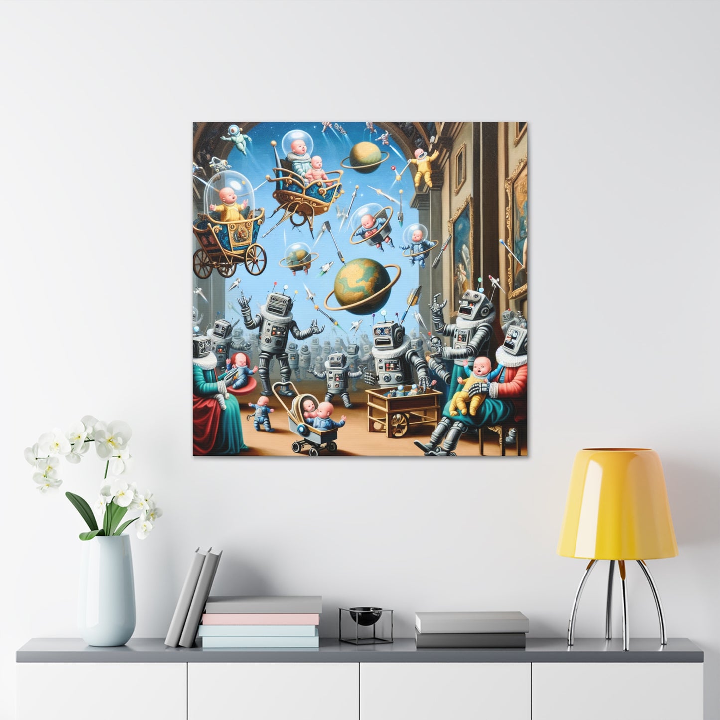 Cosmic Automaton Reverie - Canvas