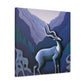 "Chamois in the Forest" - Canvas