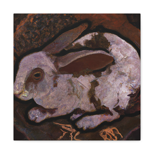 Rabbit in Baroque Style - Canvas