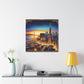 "Vibrant Urban Serenity" - Canvas