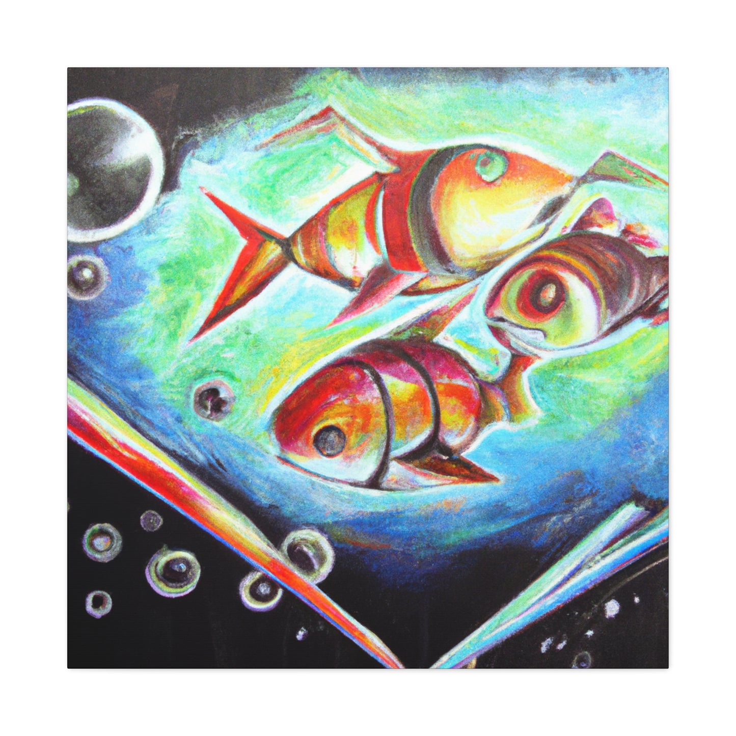 Rainbow Fish Brilliance - Canvas