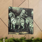 "Zebra in Expressionism" - Canvas