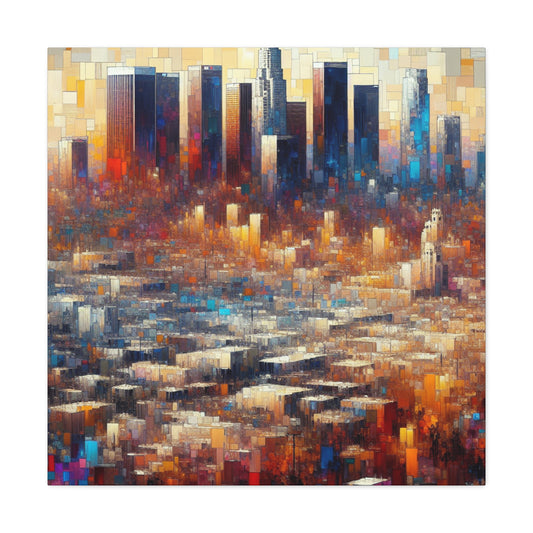 "Urban Symphony Unveiled" - Canvas