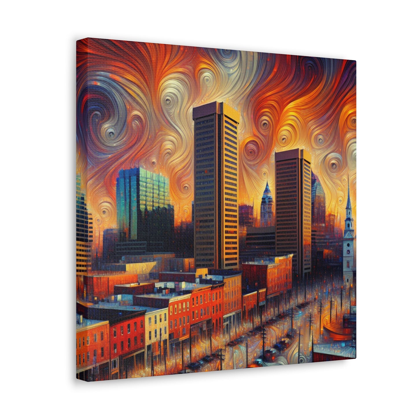 "Charm City Kaleidoscope" - Canvas