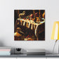 "Holy Night Manger Scene" - Canvas