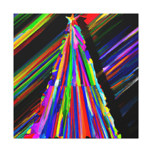 "Christmas Tree Wonderment" - Canvas