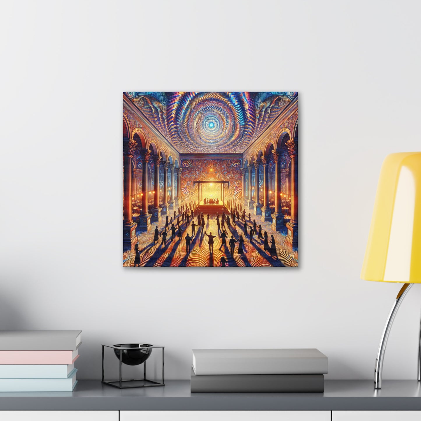 "Euphoric Rooftop Revelries" - Canvas