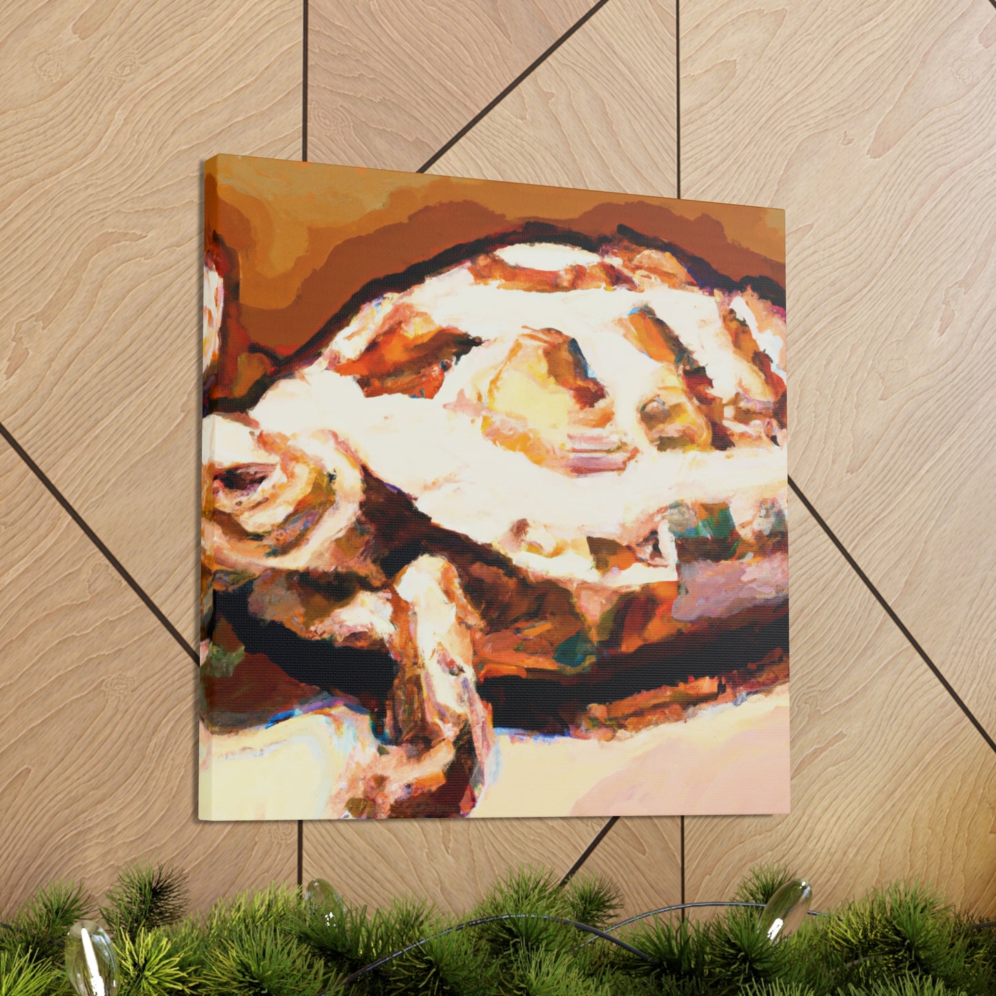 " Box Turtle in Bloom" - Canvas