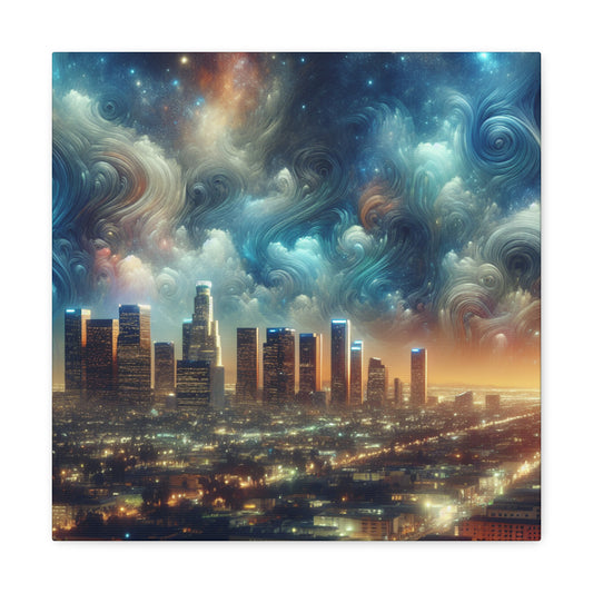 "Luminous City Dreams" - Canvas