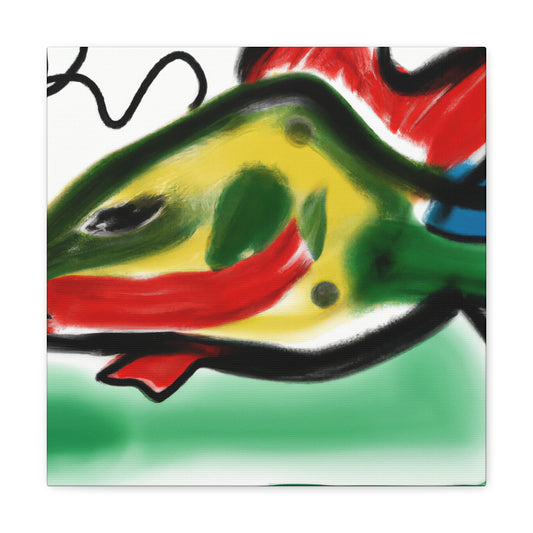 "Swordtail in Abstract Form" - Canvas