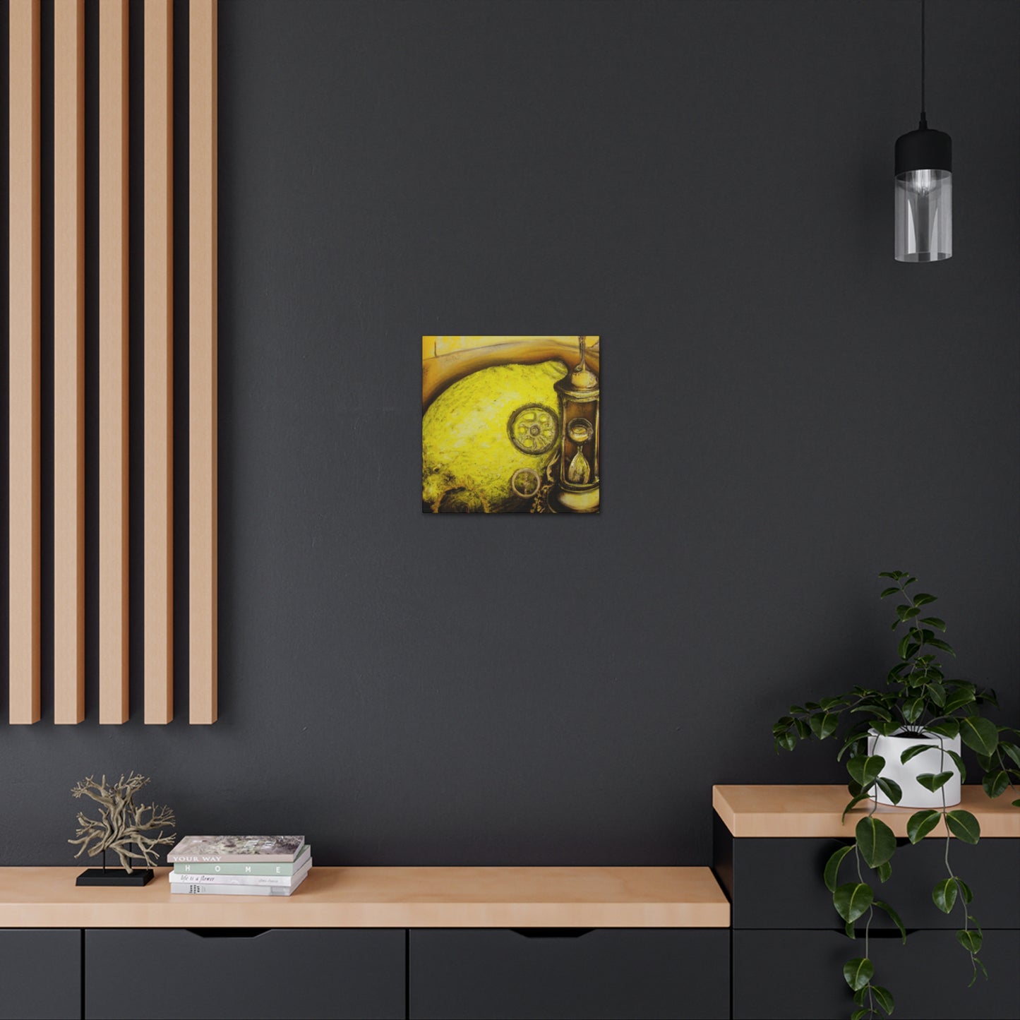 Lemon in Steampunk Land - Canvas